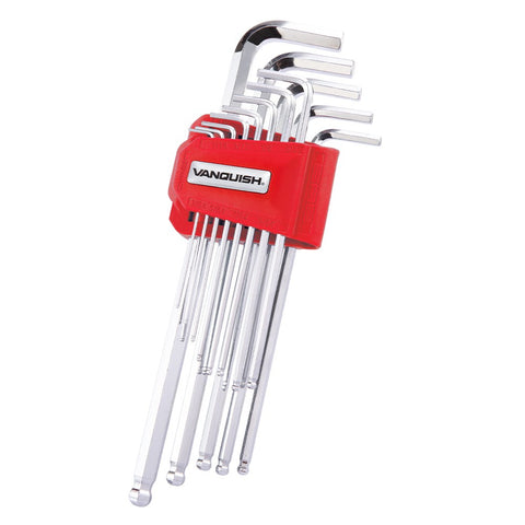 Vanquish- 13-PIECE BALL END HEX KEY WRENCH SET(Metric)