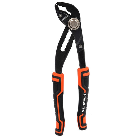 Vanquish- 8-inch Rapid Adjustment Curved Jaw Groove Joint Pliers