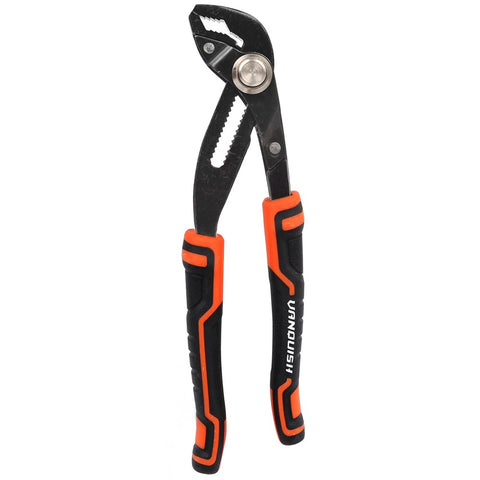 Vanquish 10" Rapid Adjustment Curved Jaw Groove Joint Pliers