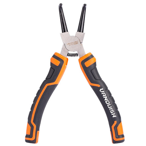 Vanquish- 7-Inch Bent Tip Internal Circlip Pliers