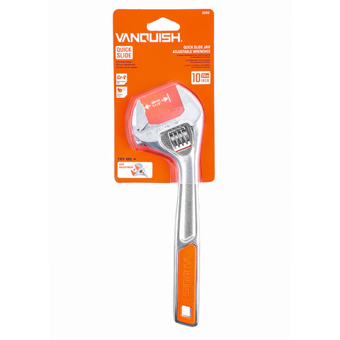 Vanquish- 8? Quick Slide Jaw Adjustable Wrench