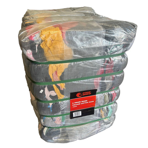 Fire Bird rags mixed cotton compressed 100kg