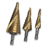 Step drill 6-32MM GOLD spiral