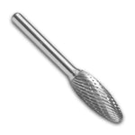 tungsten  carbide burr 08mm x 20mm x m6 shape H