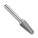 tungsten  carbide burr 08mm x 22mm x m6 shape L