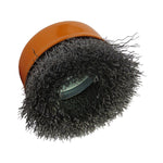 WIRE BRUSH GRINDER CUP BRUSH CRIMPED 125MM M14X2 MILD STEEL